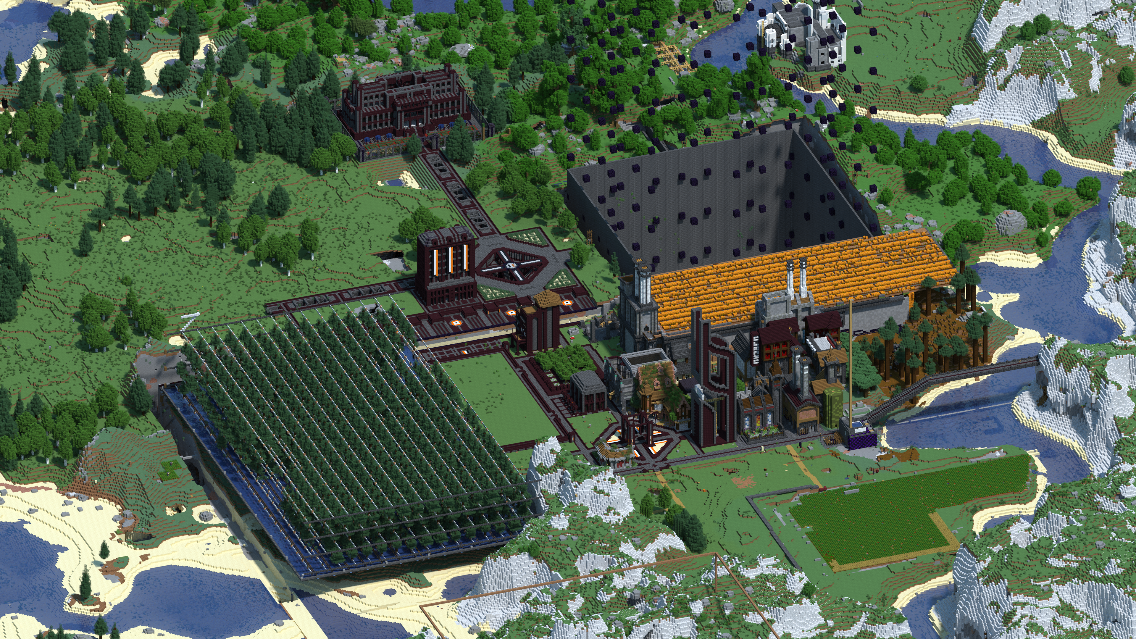 A render of Rhode Island City on CivMC